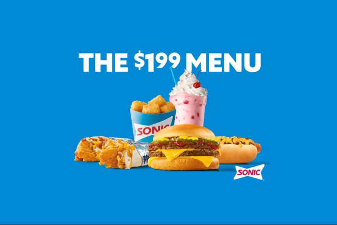 Here's What's on Sonic's New $1.99 Value Menu