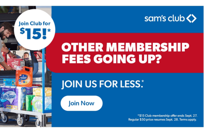 Sam's Club Membership Went Down to Just $15 for a